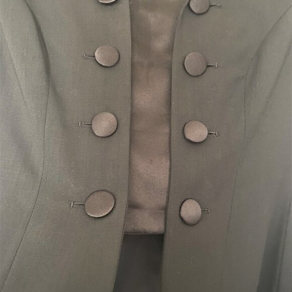 SERGE & REAL black blazer top - Picture 3 of 5